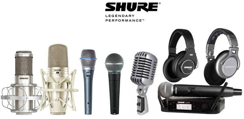 マイクロフォンの販売～SHURE（シュアー）【ガッキコム】