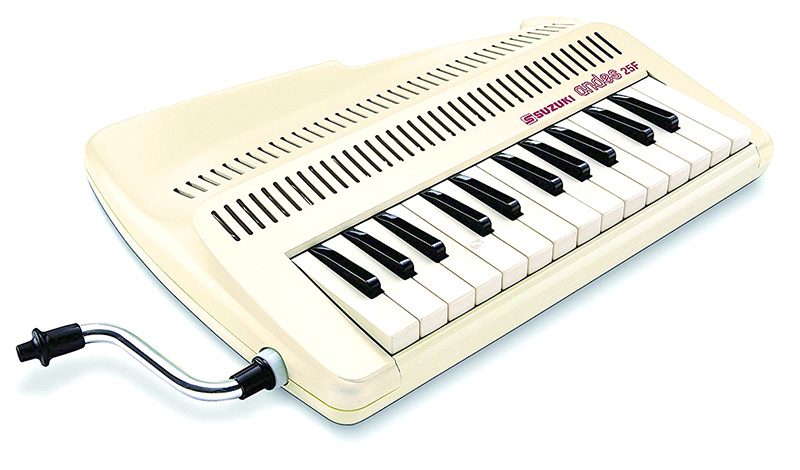 SUZUKI　25F　和音も奏でられる鍵盤リコーダー　スズキ　鍵盤楽器なのに笛の音　鍵盤リコーダー　アンデス　andes　グリーン-
