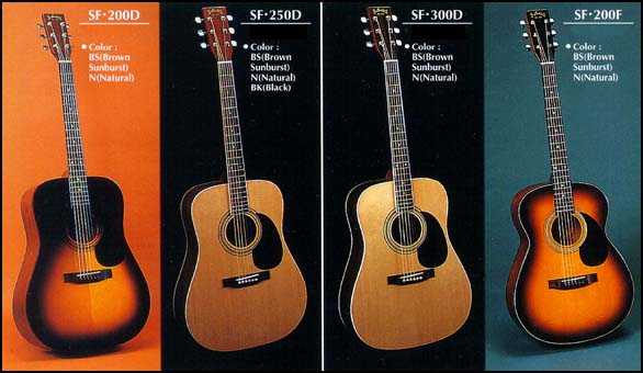 スタッフォード・アコースティックギター（Stafford Guitars）の販売