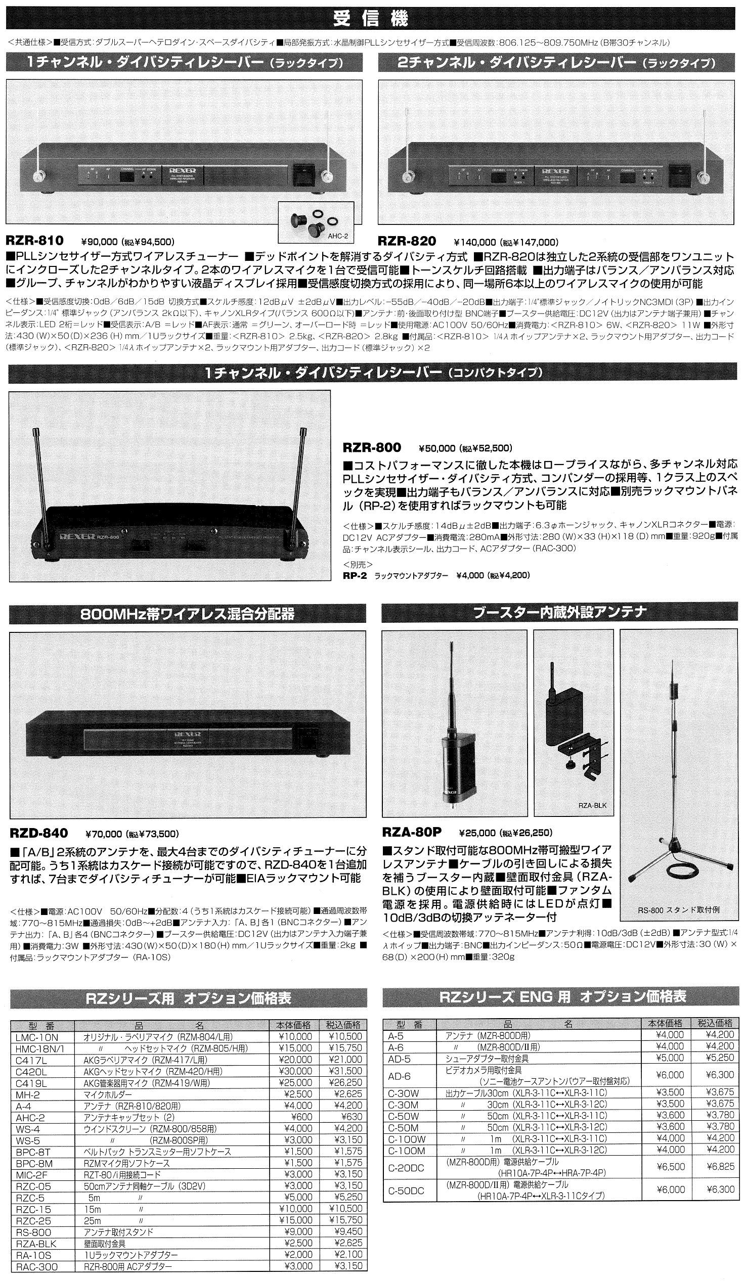 レクサー・ワイアレスシステム～800Mhz～販売【ガッキコム】