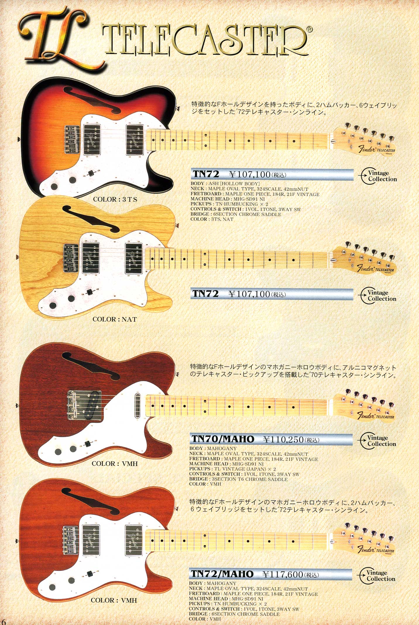 セールショップ  ボディのみ MAHO TN72 JAPAN 最終値下げ　FENDER エレキギター
