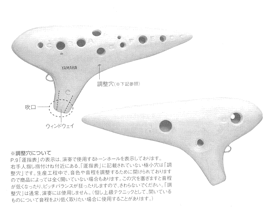 YAMAHAオカリナ