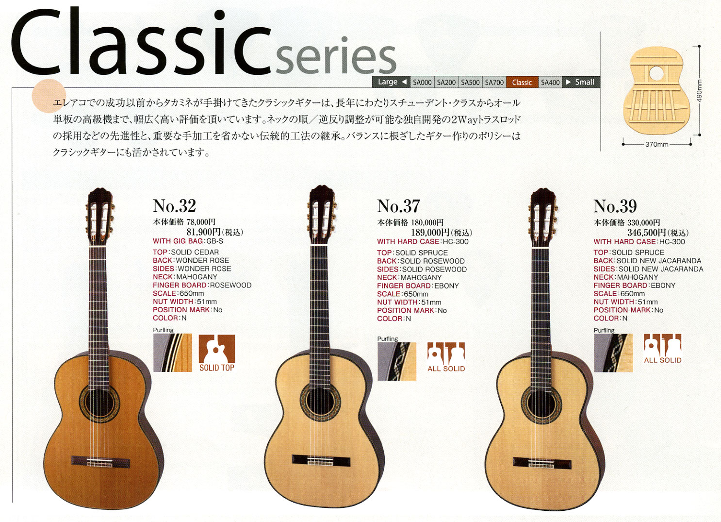 TAKAMINE クラシックギター