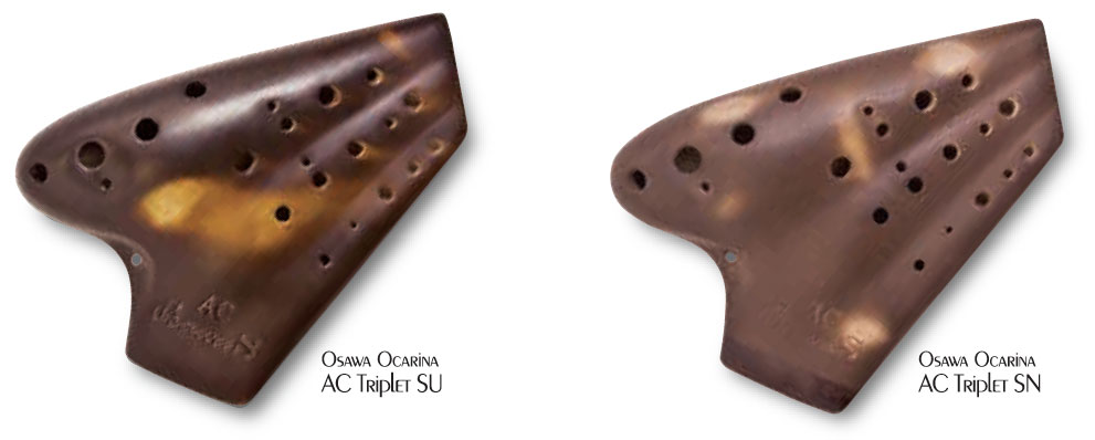 Osawa Ocarina AC Triplet S